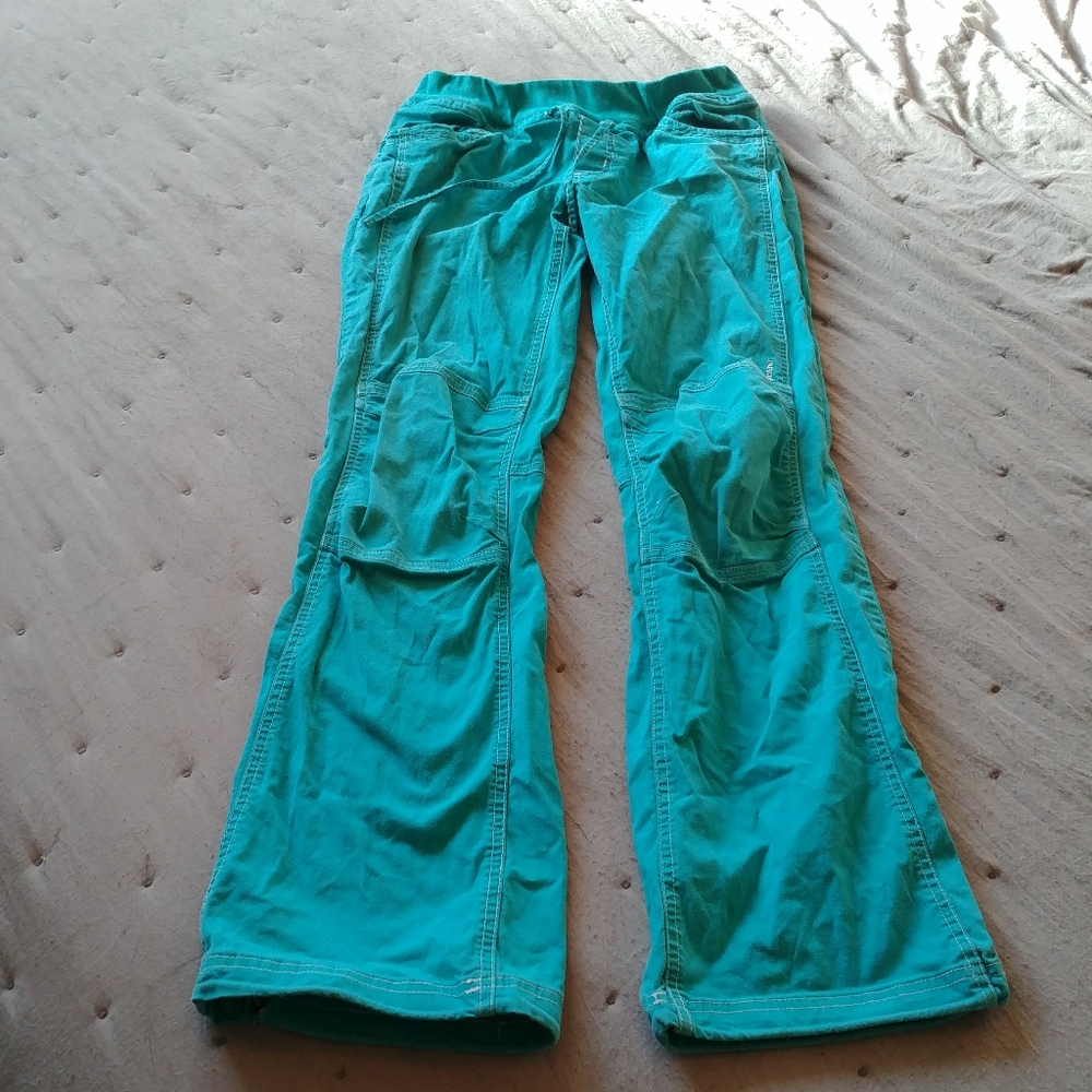 Light Blue Green Prana Climbing Avril Pants XS